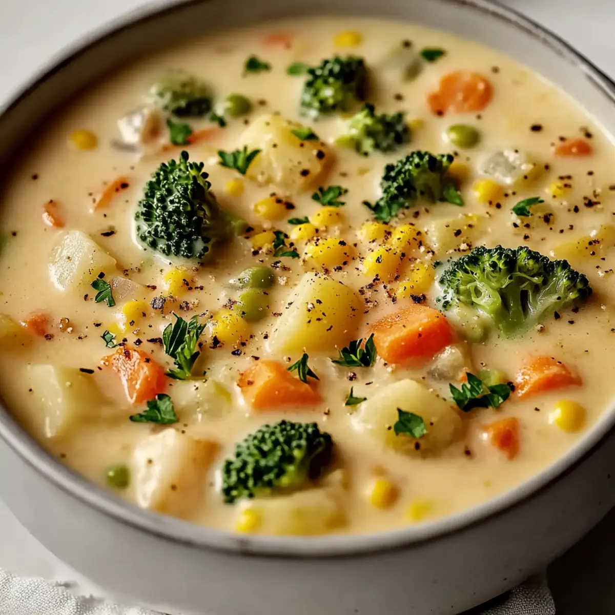 Creamy Veggie Pot Pie Soup: A Cozy Comfort Food Delight