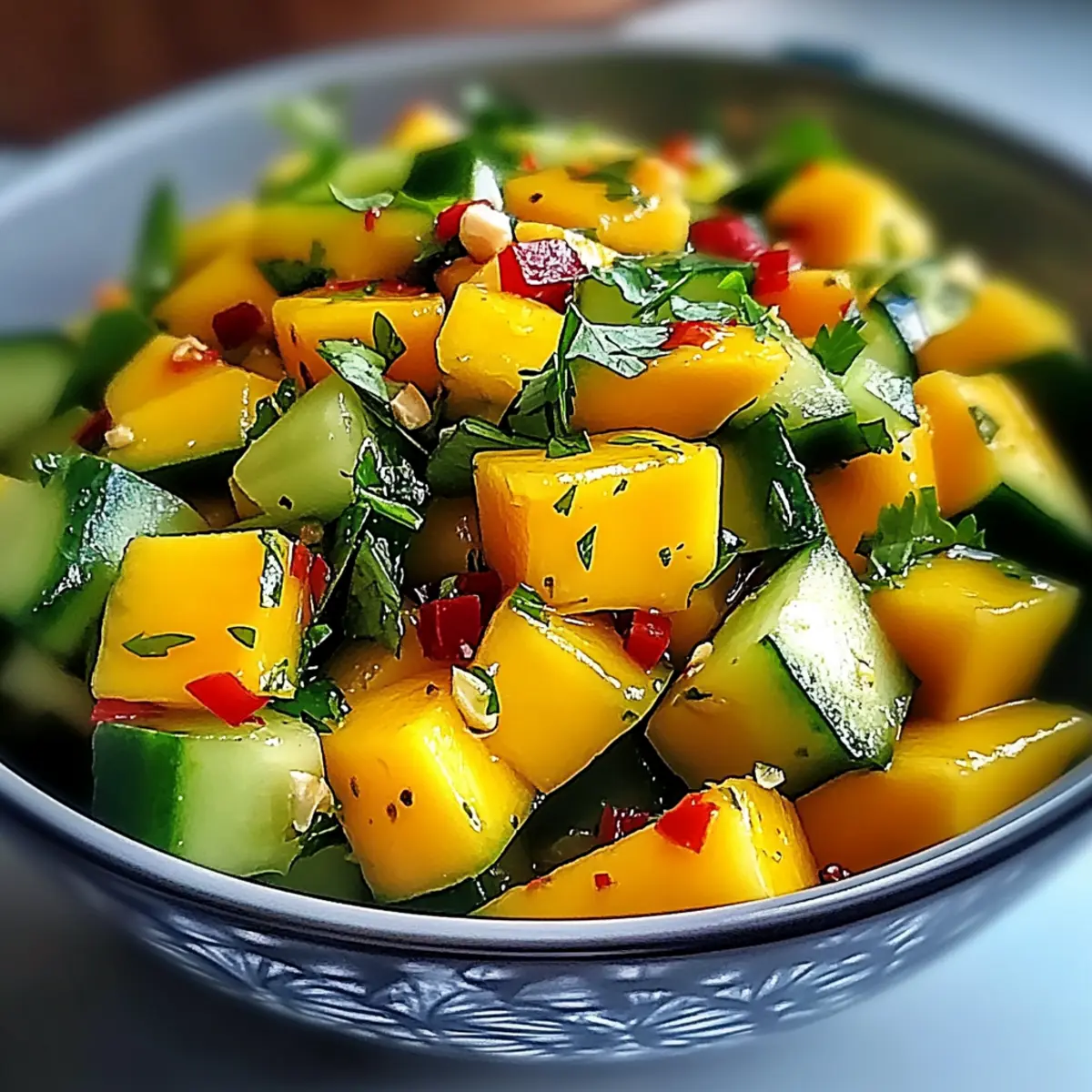 Bright and Refreshing Thai Mango Gurkensalat You'll Love