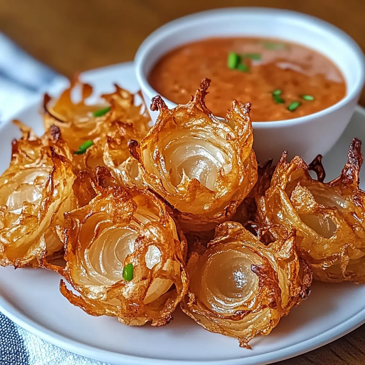 Air Fryer Crispy Mini Blooming Onions: Guilt-Free Delight