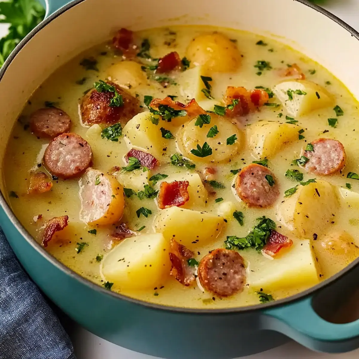 Creamy Potato Soup with Sausage for Ultimate Comfort Nights