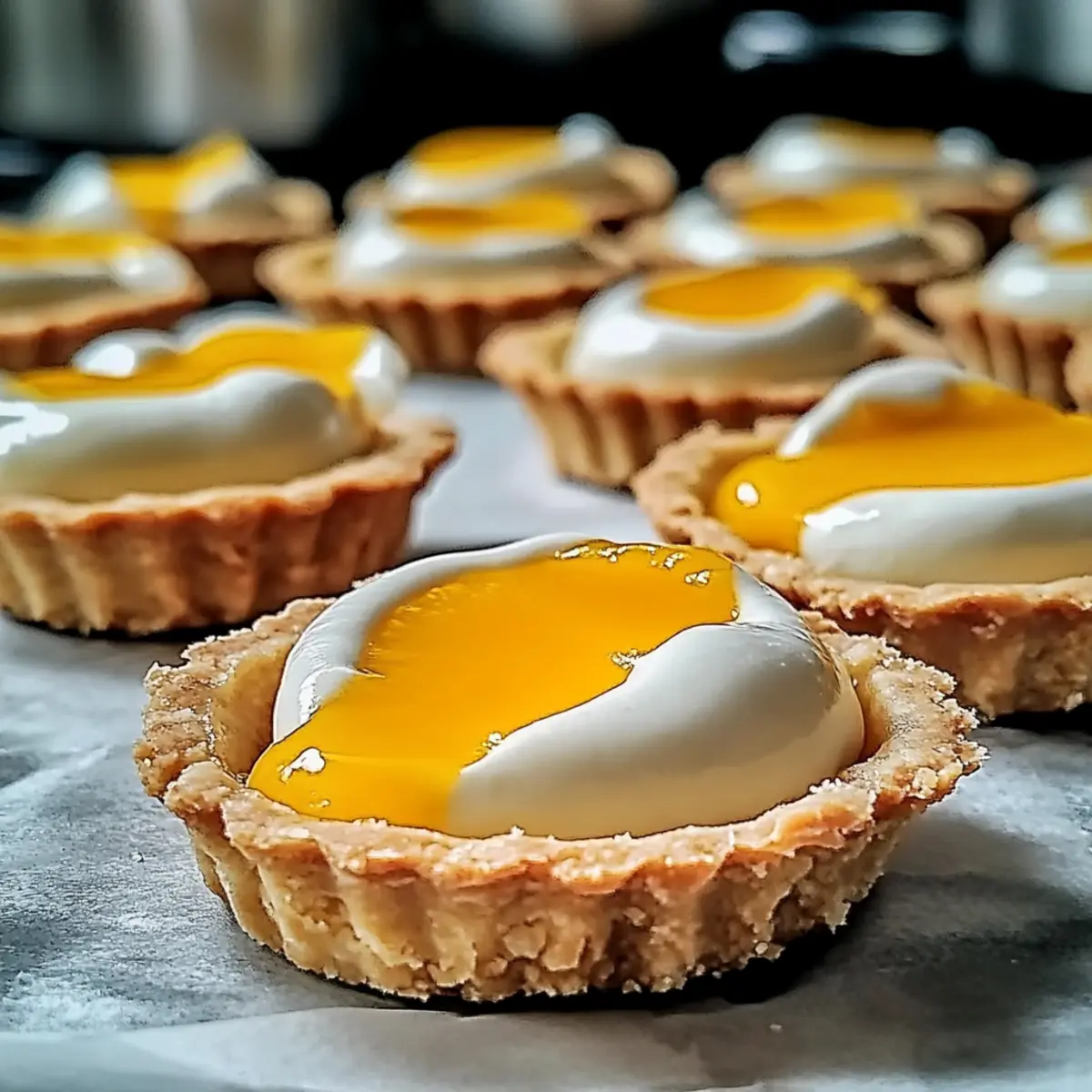 Irresistible Mango-Vanilla Lava Tarts That Refresh Your Summer