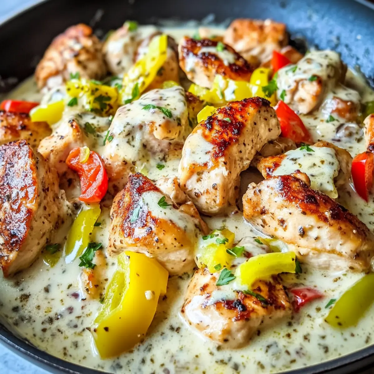 Pepperoncini Chicken Skillet: A Flavorful One-Pan Wonder