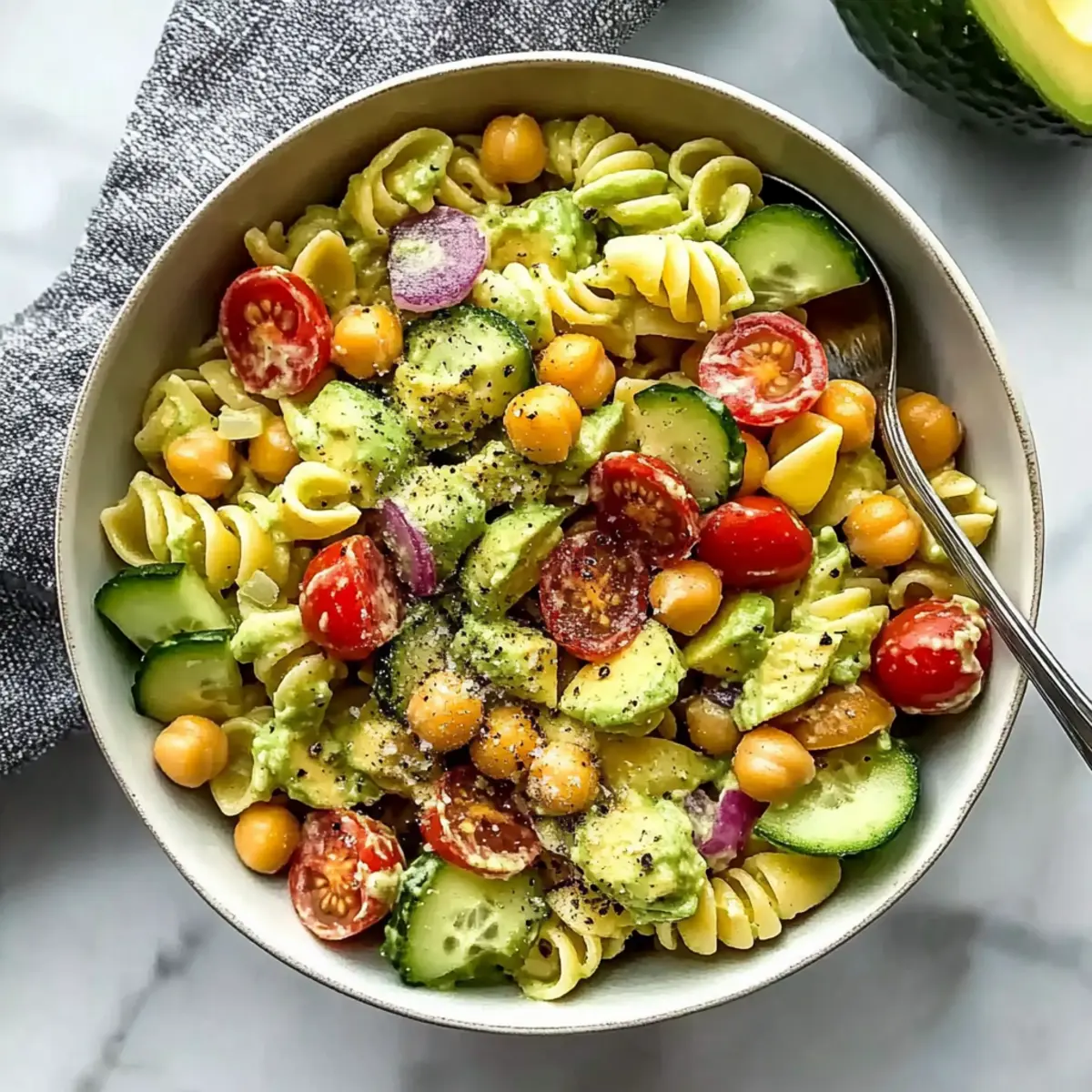 Creamy Avocado Pasta Salad for a Fresh Summer Delight