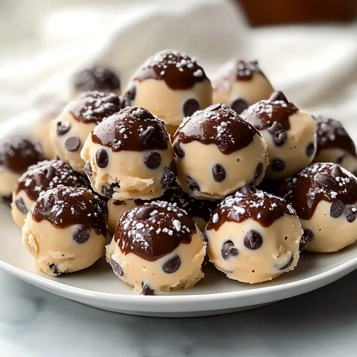 Cookie Dough Frozen Yogurt Bites for a Guilt-Free Indulgence