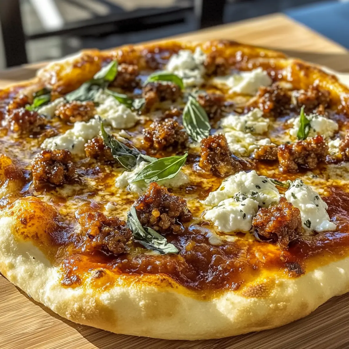 Sausage Ricotta Honey Hot Pizza: A Flavor Adventure Awaits