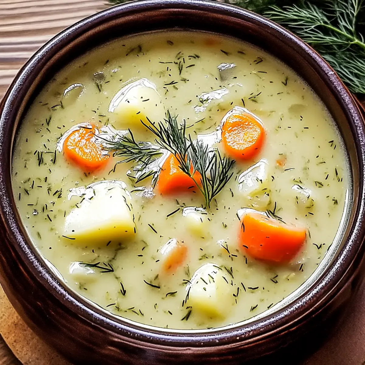 Creamy Polish Dill Soup: Warm Your Soul with Every Sip