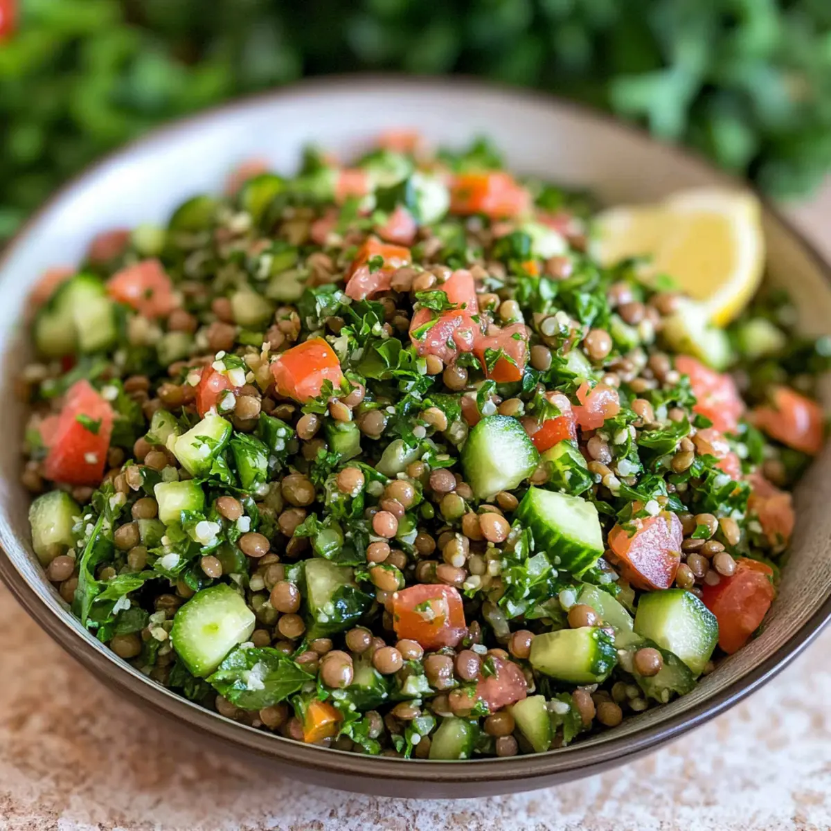 Delicious Tabbouleh Recipe with Lentils for a Fresh Twist