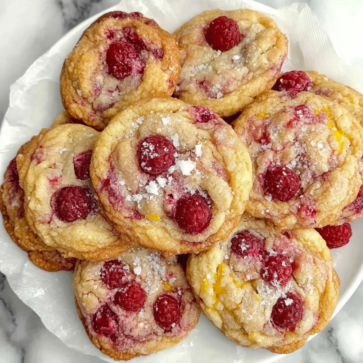 Tangy Lemon Raspberry Cookies for Sweet Spring Bliss