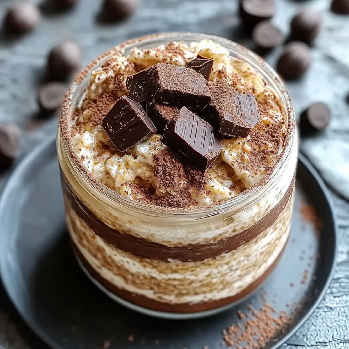 Tiramisu Protein Overnight Oats for a Guilt-Free Morning Treat