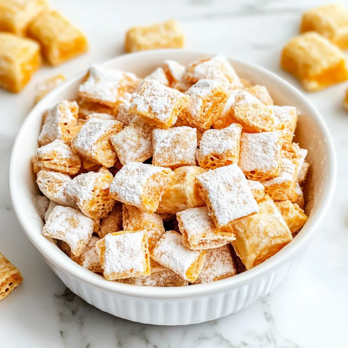 Zesty Orange Creamsicle Puppy Chow: A Nostalgic Snack Delight