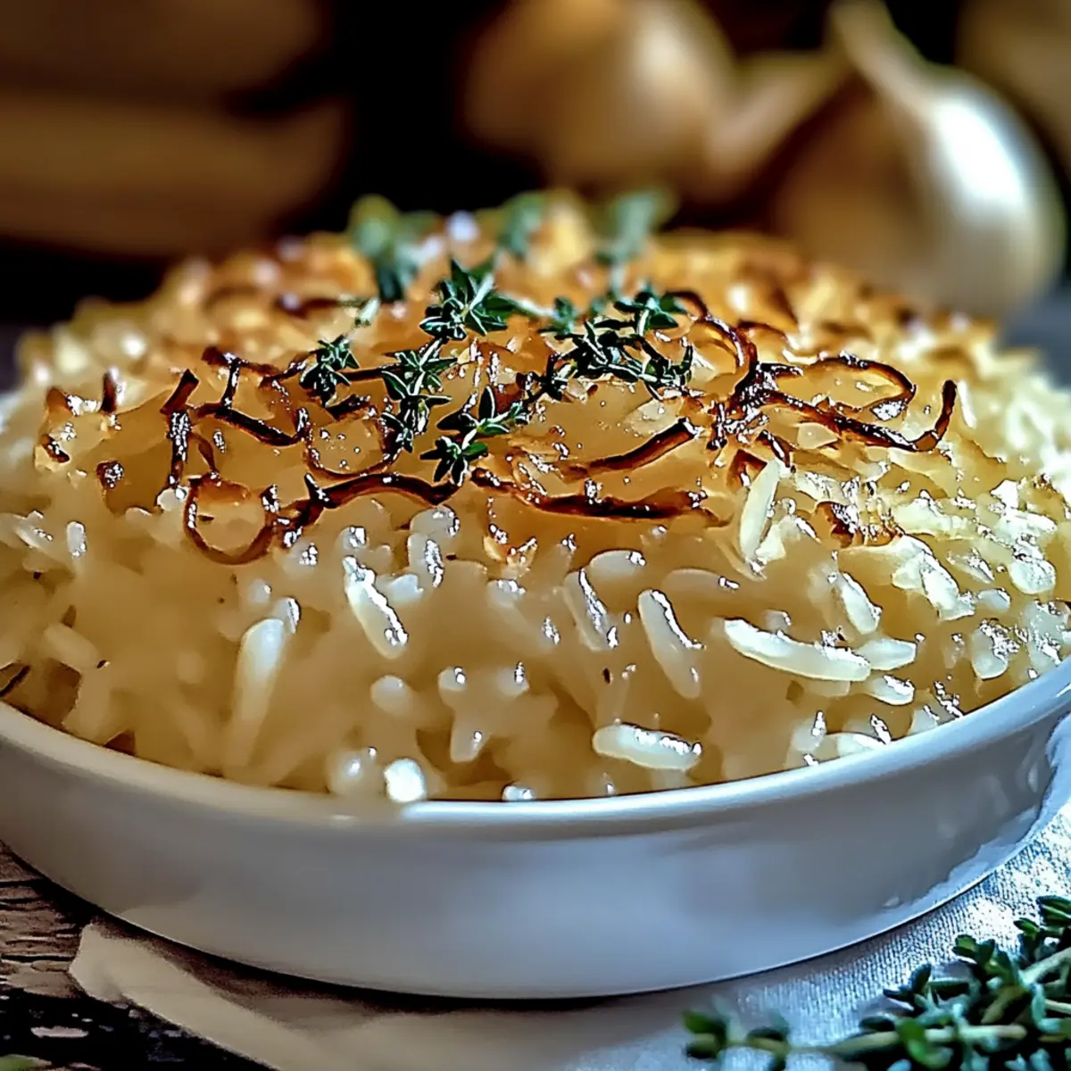 Creamy French Onion Butter Rice: A Cozy Comfort Classic