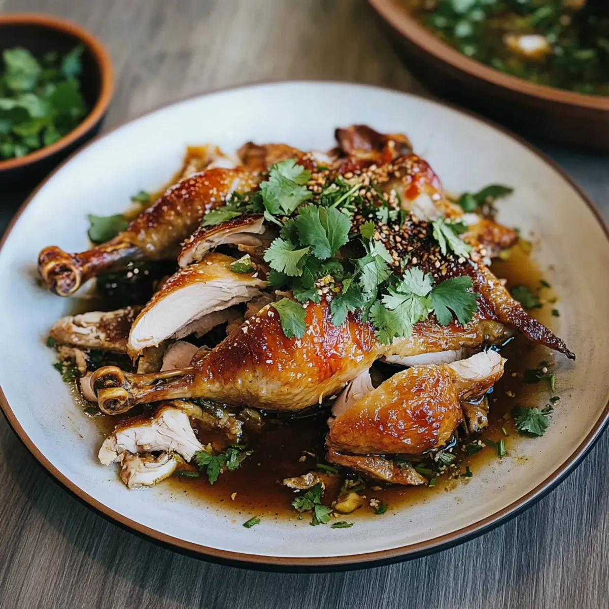 Irresistible Shandong Roast Chicken with Sweet Tangy Glaze