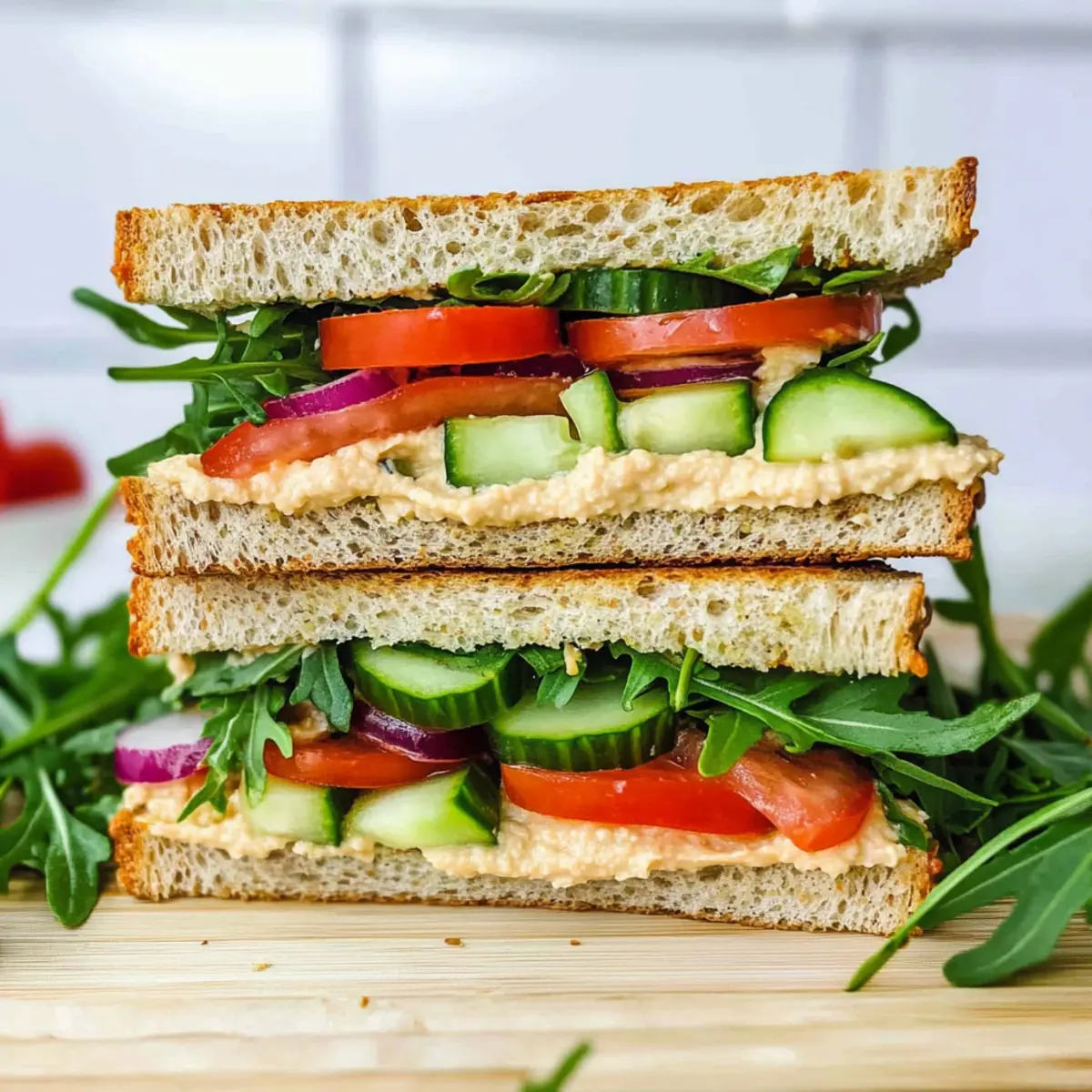 Mediterranean Veggie Sandwich That Packs a Flavor Punch