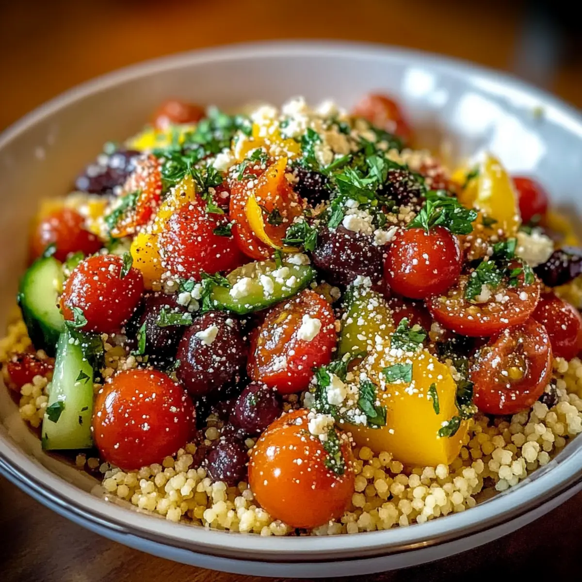 Bright and Fresh Mediterranean Couscous Salad for Easy Meals