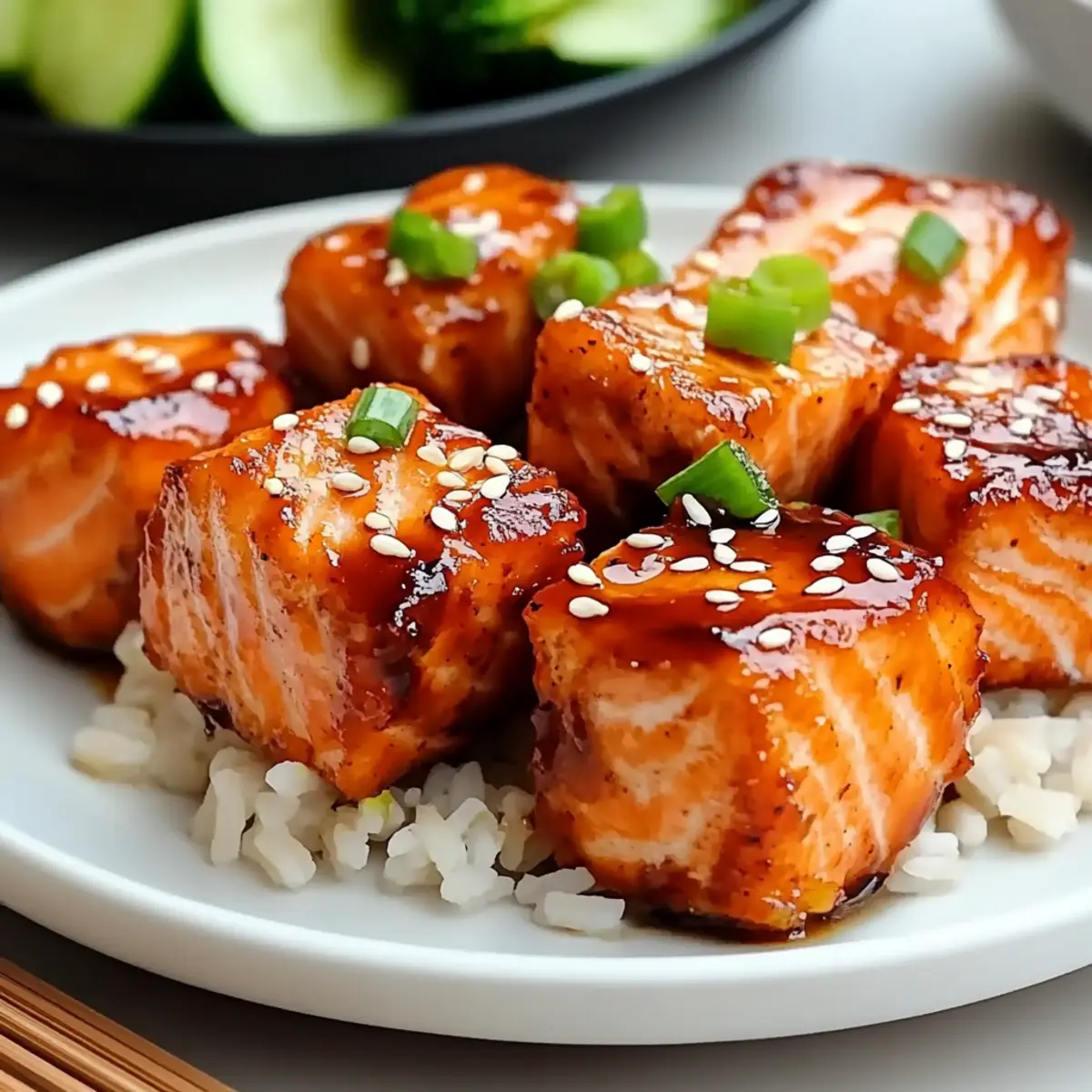 Bang Bang Salmon Bites Bowls: Crispy, Spicy, and Satisfying!