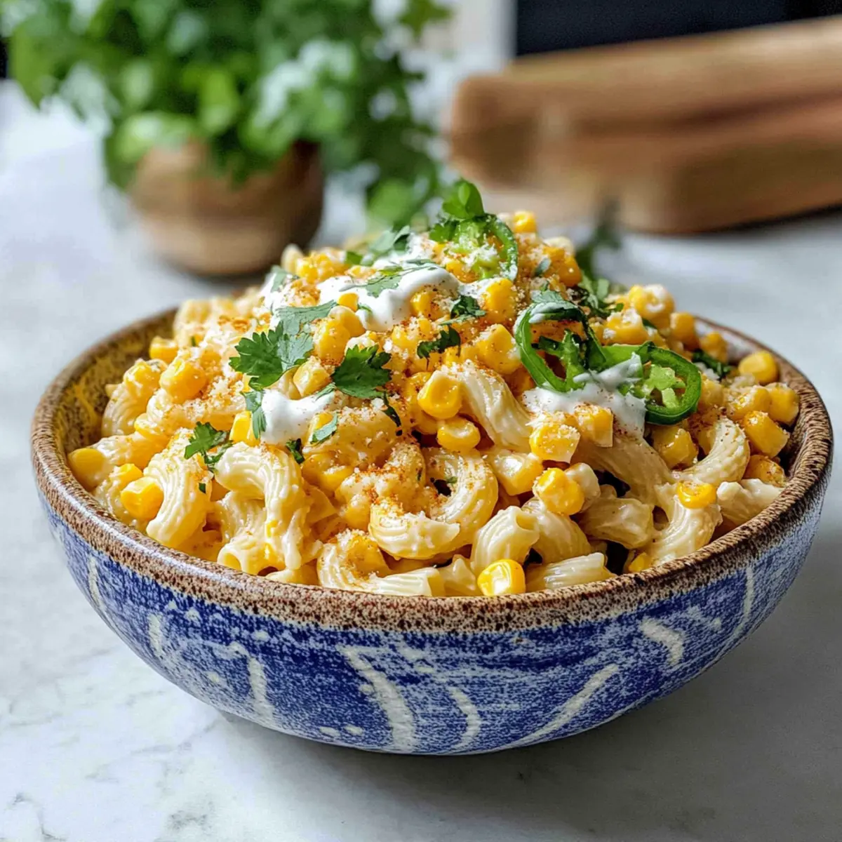Mexican Street Corn Pasta Salad for Summer BBQ Bliss