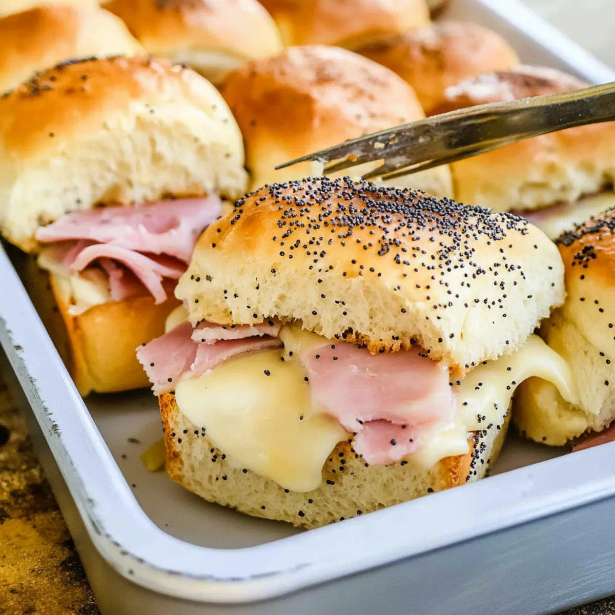 Irresistible Ham and Cheese Sliders for Game Day Bliss