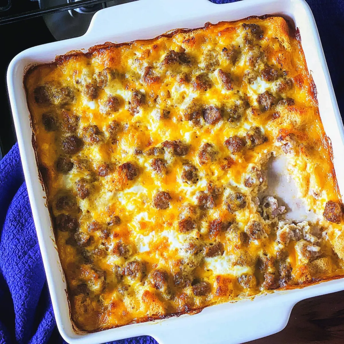Overnight Sausage Egg Casserole: Your Make-Ahead Breakfast Hero