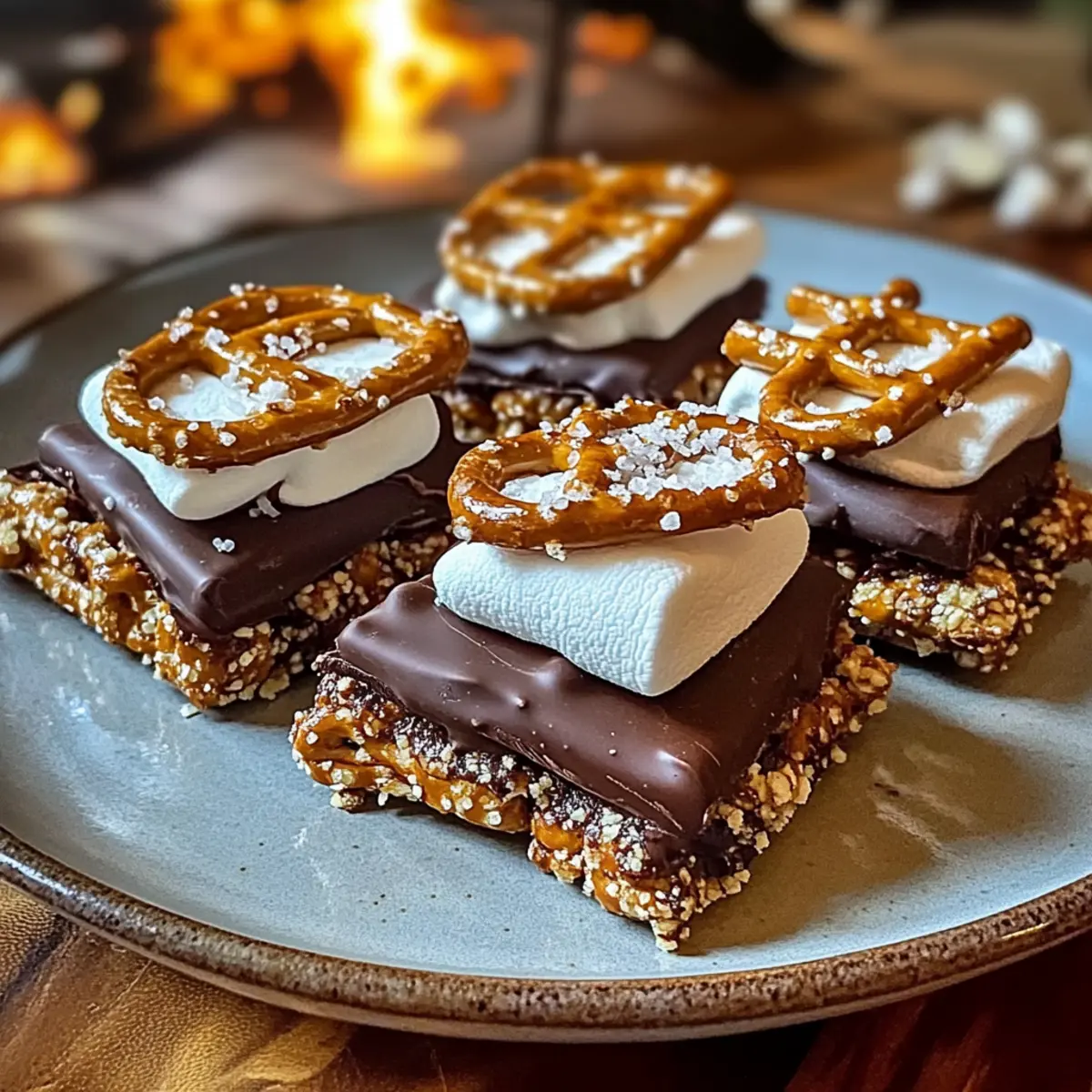 Gooey Chocolate Pretzel S’mores: Your Quick Sweet Fix