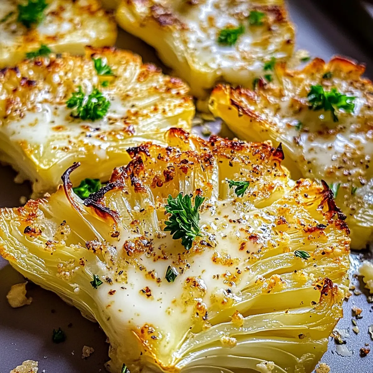 Melted Cabbage with Garlic Parmesan Bliss to Elevate Dinner