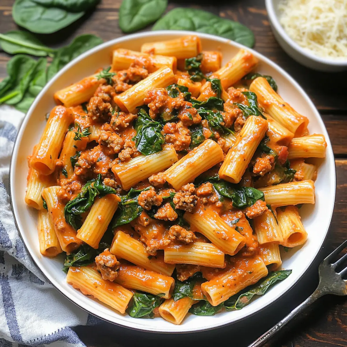 Creamy Sausage Rigatoni: A Comforting 30-Minute Delight