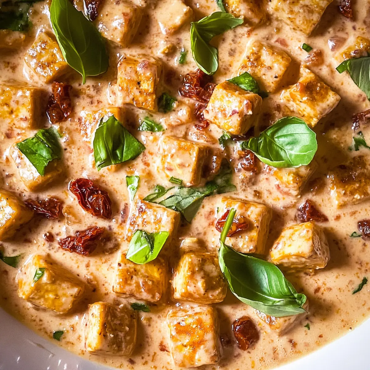 Marry Me Tofu: Creamy Garlic Goodness for Cozy Dinners