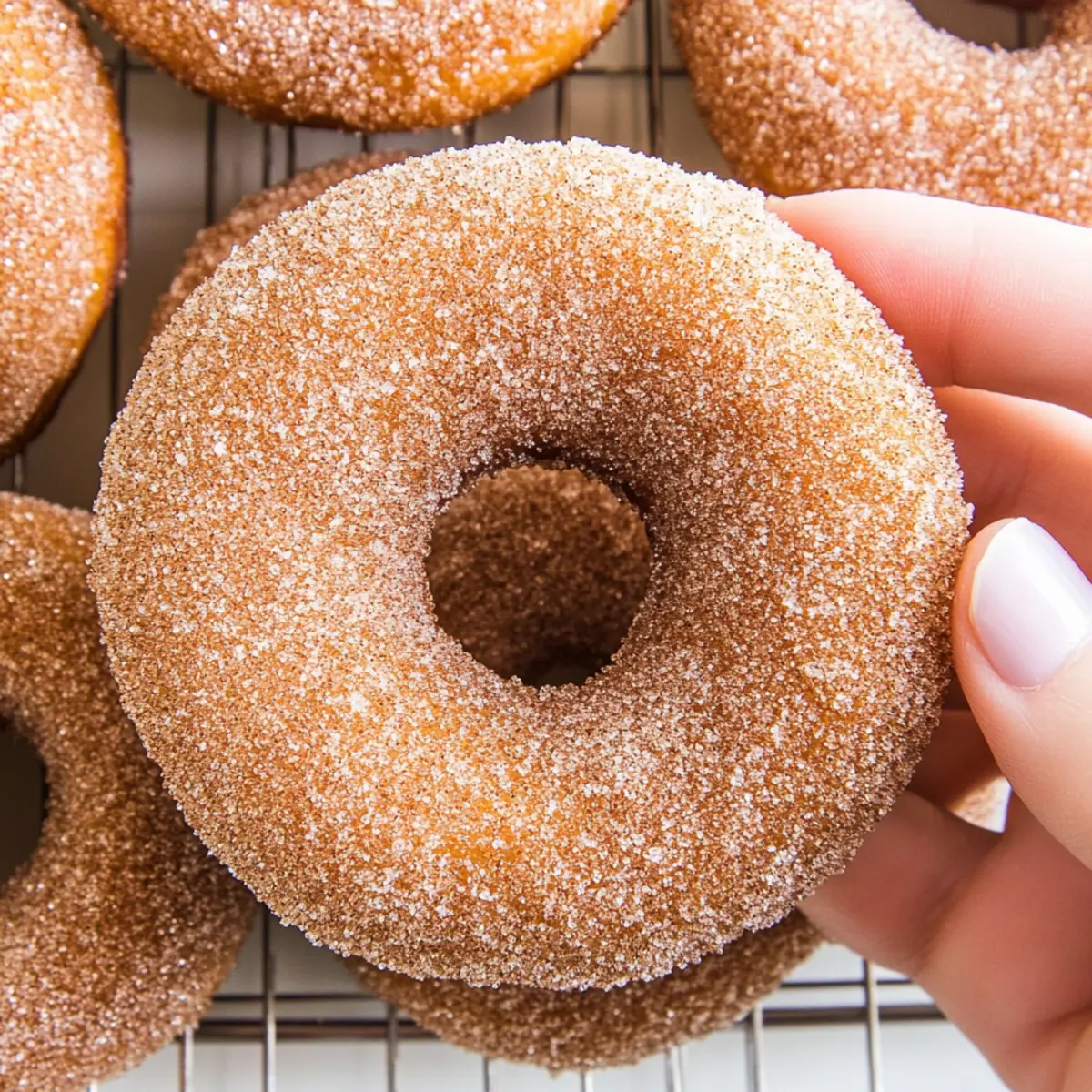 Cinnamon Sugar Vegan Donuts That Melt in Your Mouth