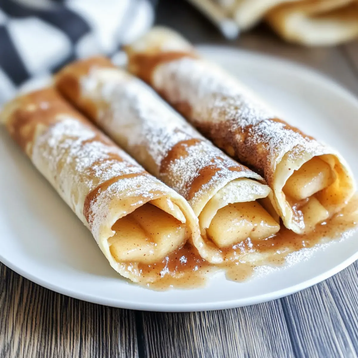 Crispy Apple Pie Taquitos for a Fun Dessert Twist
