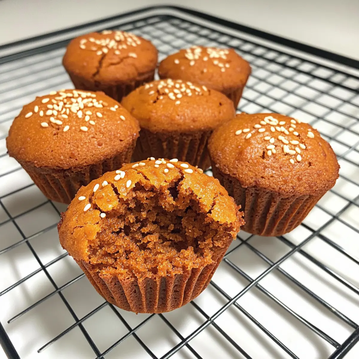 Delicious Thai Tea Mochi Muffin for a Chewy, Exotic Treat