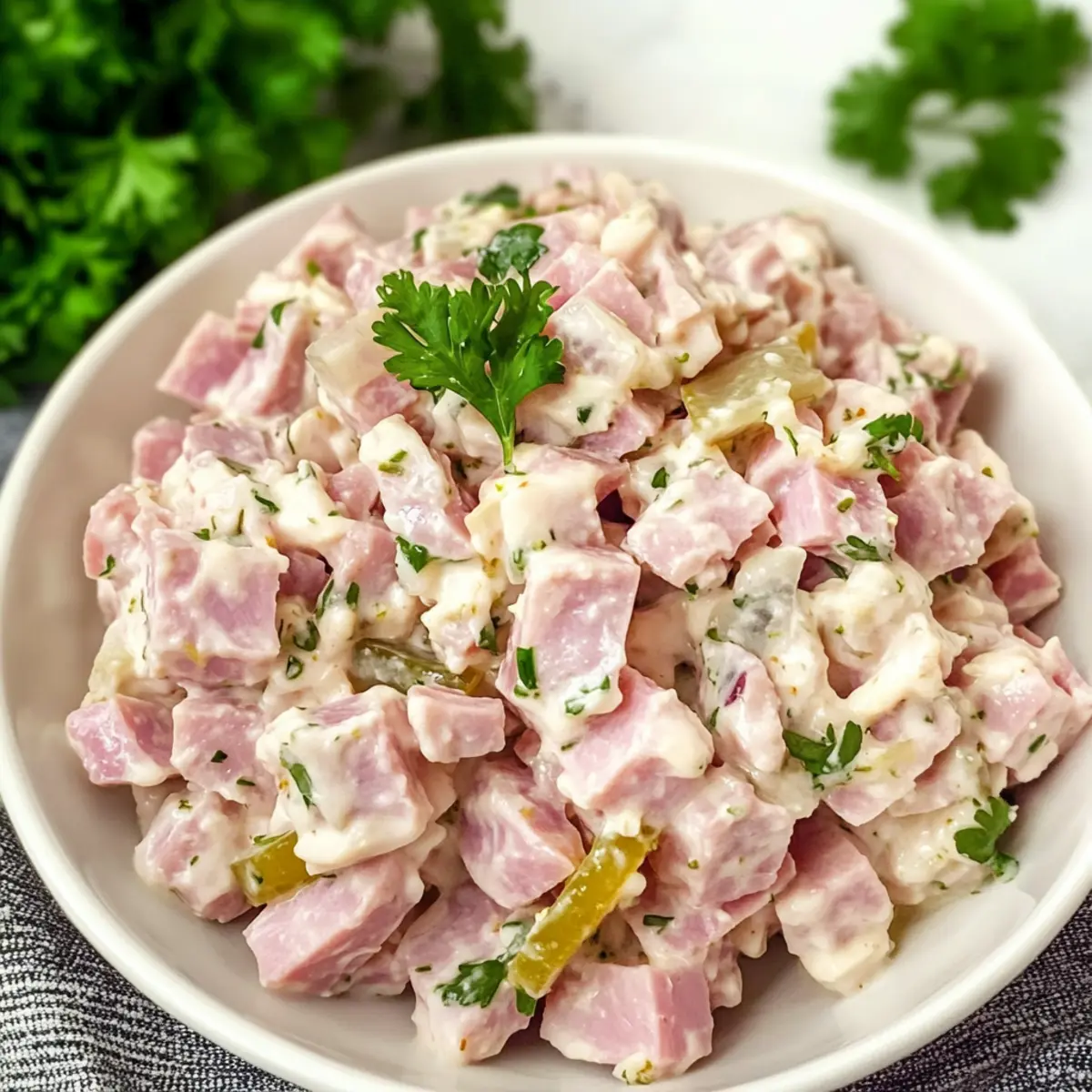 Savory Southern Deviled Ham Salad: A Creamy Delight