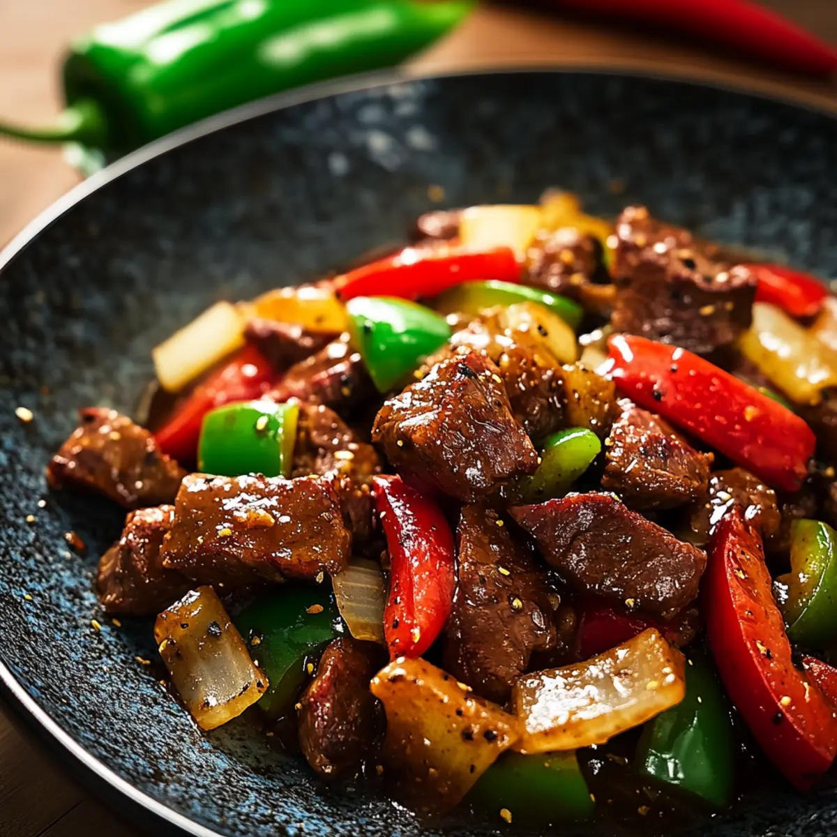 Savory Black Pepper Beef Stir-Fry Ready in 14 Minutes
