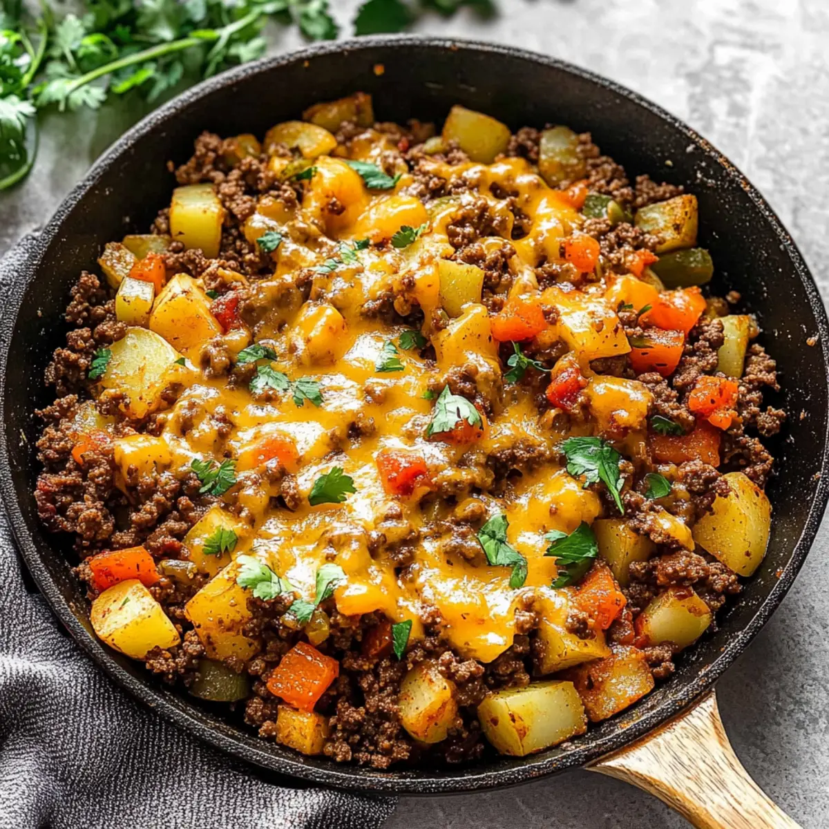Savory Ground Beef and Potato Skillet for Cozy Weeknights