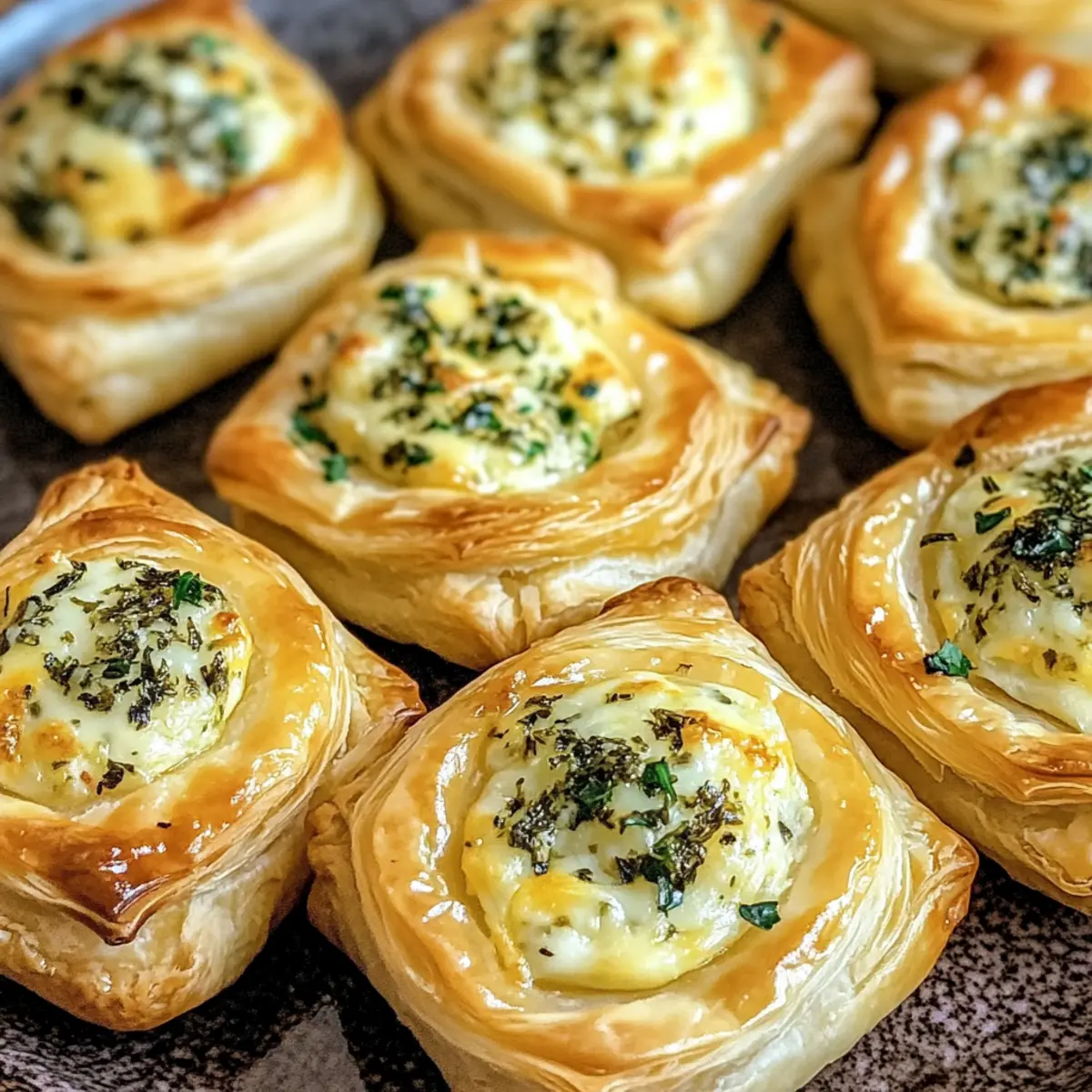 Herb and Cheese Stuffed Puff Pastry Bites for Every Occasion
