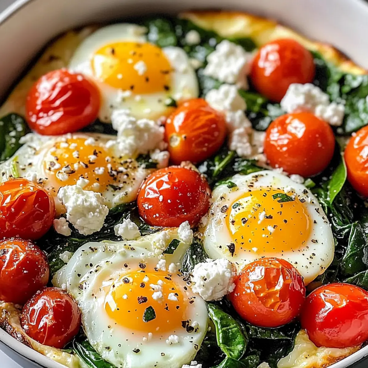Baked Feta Eggs: A Creamy Mediterranean Breakfast Bliss