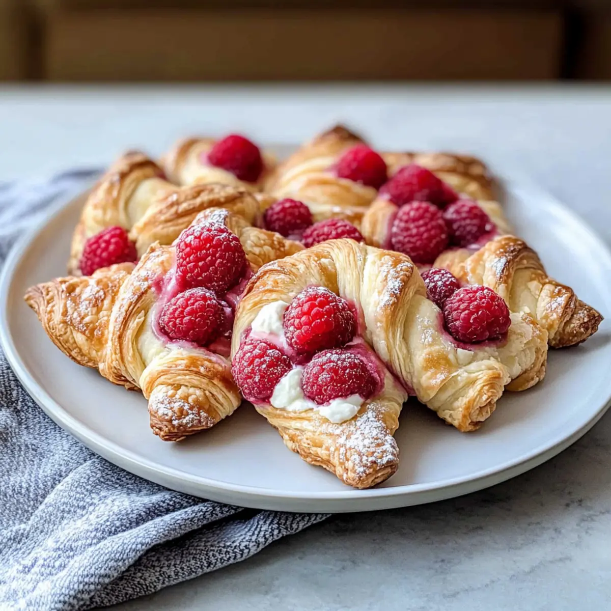 Irresistible Raspberry Danish with Creamy Filling at Home