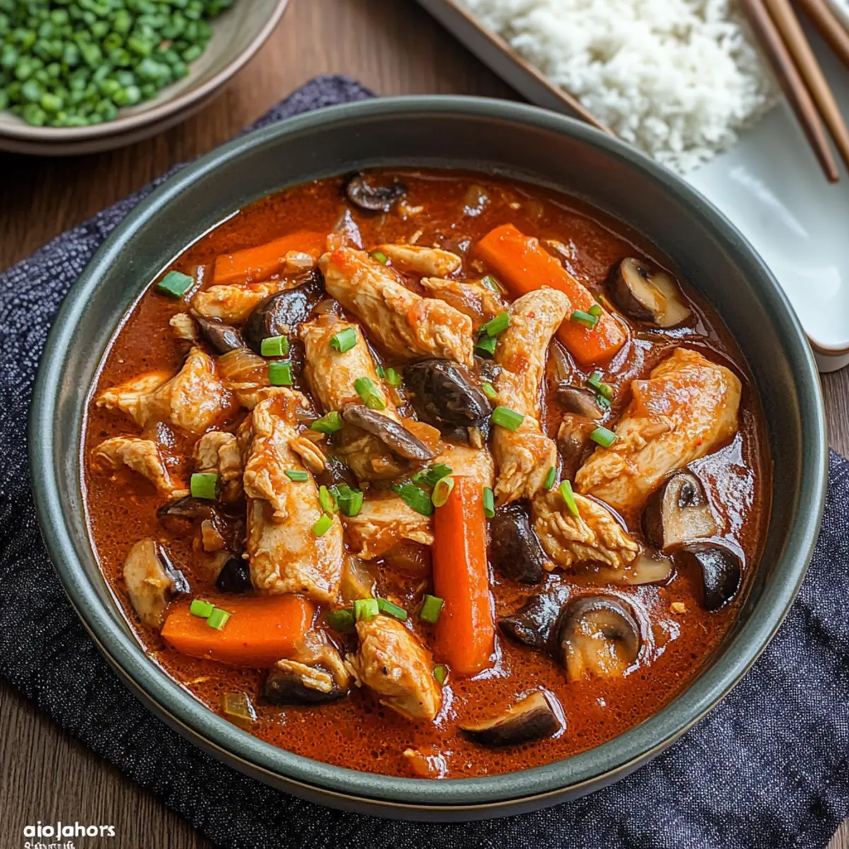 Slow Cooker Korean Chicken Stew: Cozy Comfort in a Bowl