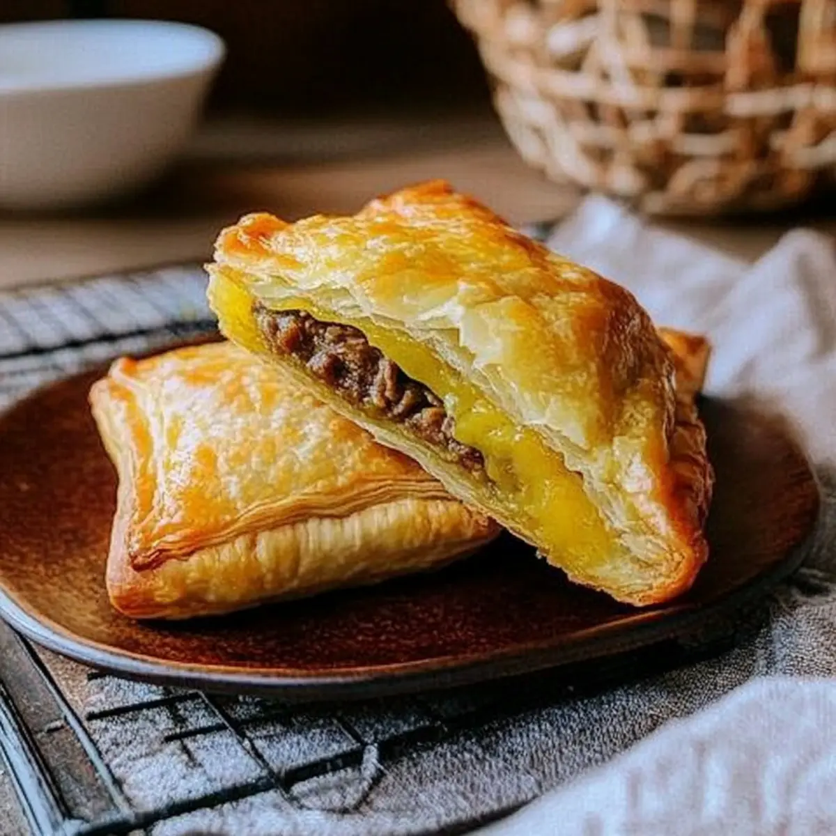 Savory Curry Puffs with Beef for Your Next Party Delight