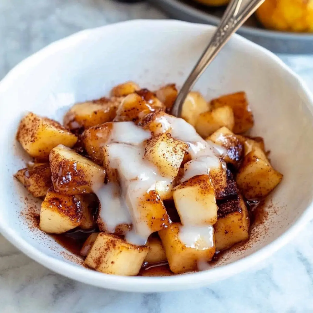 Delicious Air Fryer Apples with Maple Cinnamon Bliss