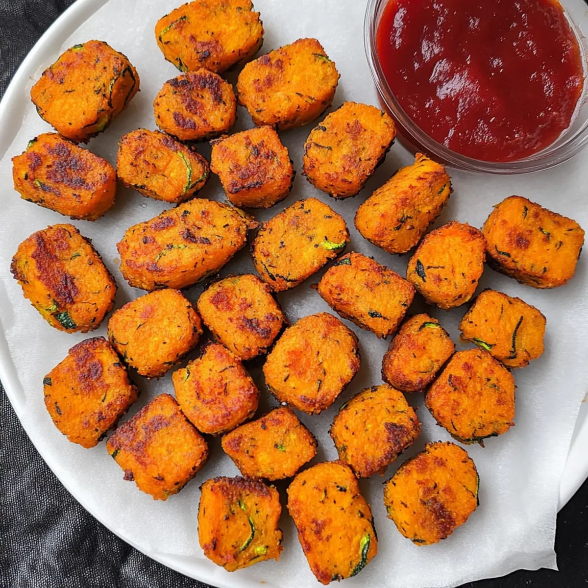 Baked Sweet Potato Zucchini Tots: A Crispy, Veggie Delight