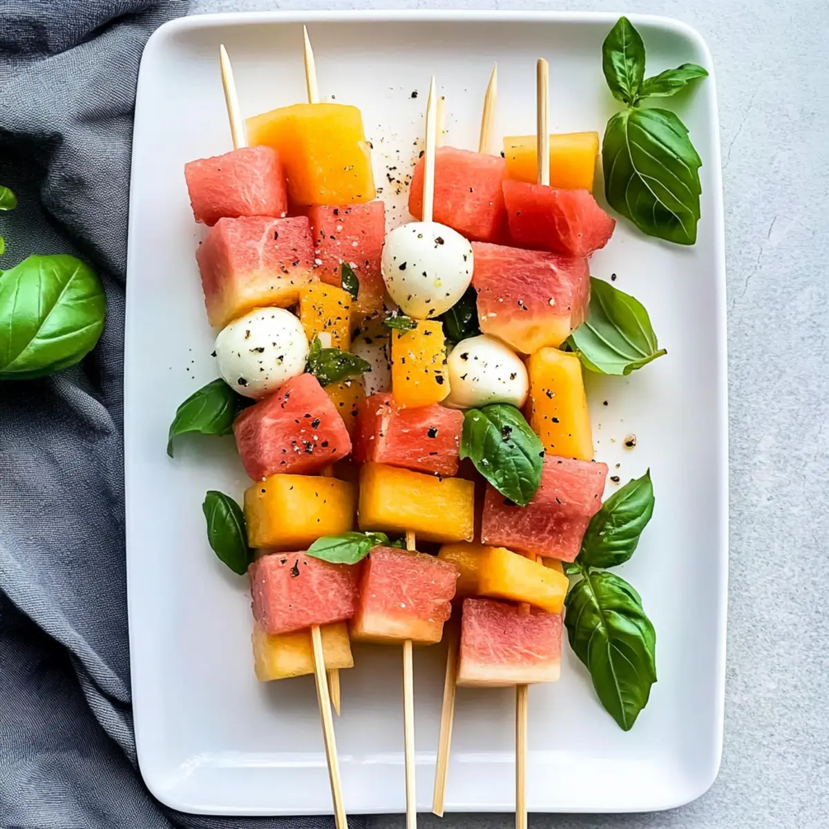 Delicious Watermelon Skewers With Prosciutto for Summer Fun