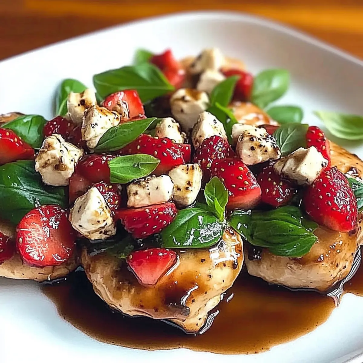 Strawberry Chicken with Balsamic for a Fresh Flavor Boost
