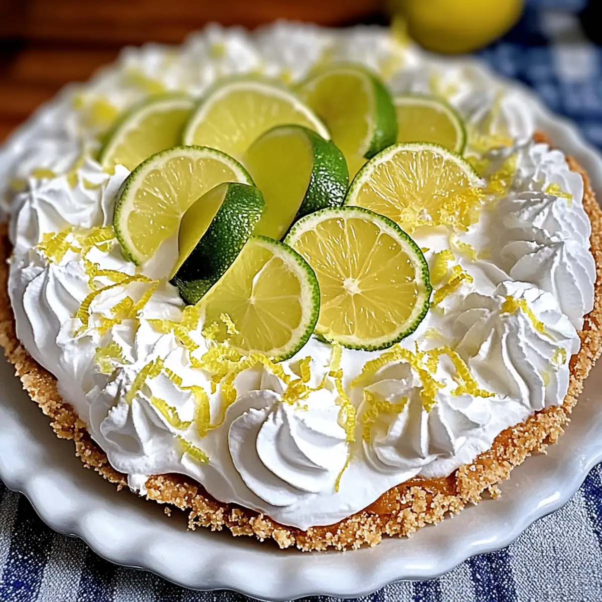 Lemon Lime Icebox Pie: Refreshing No-Bake Summer Bliss