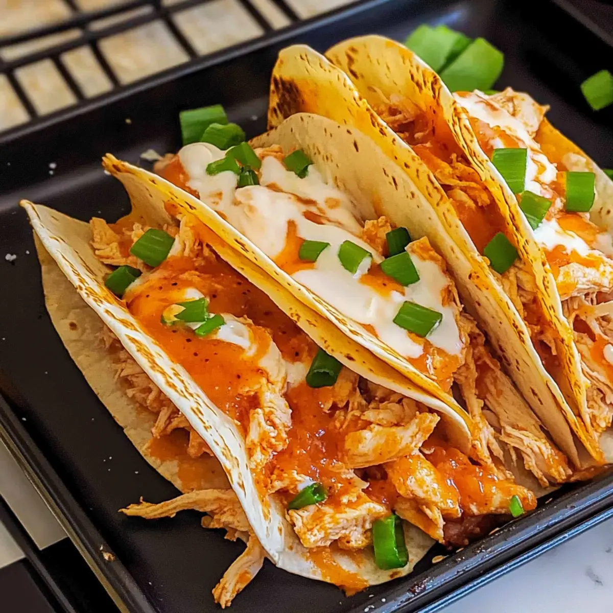 Buffalo Chicken Tacos: Spicy Crunch for Quick Dinner Joy