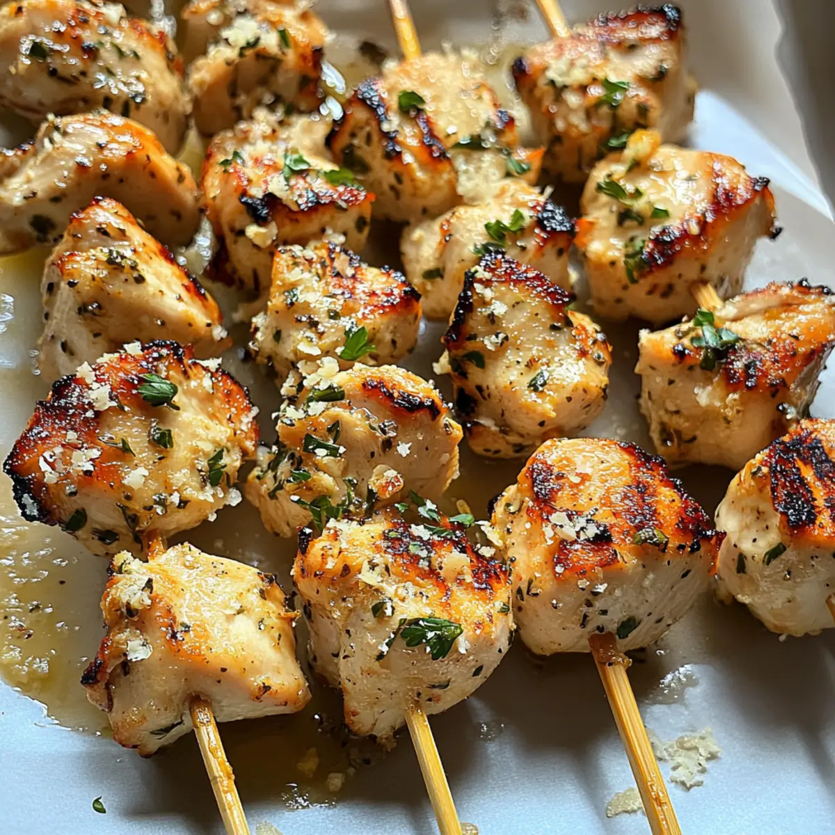 Garlic Parmesan Chicken Skewers That Will Wow Your Taste Buds