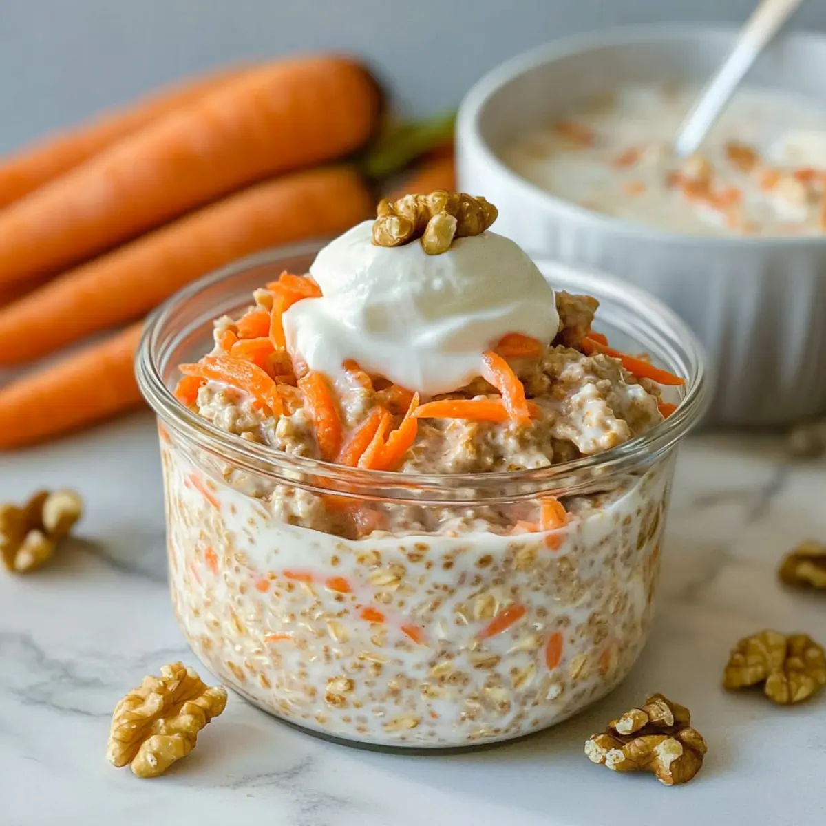 Carrot Cake Overnight Oats for a Wholesome Morning Boost