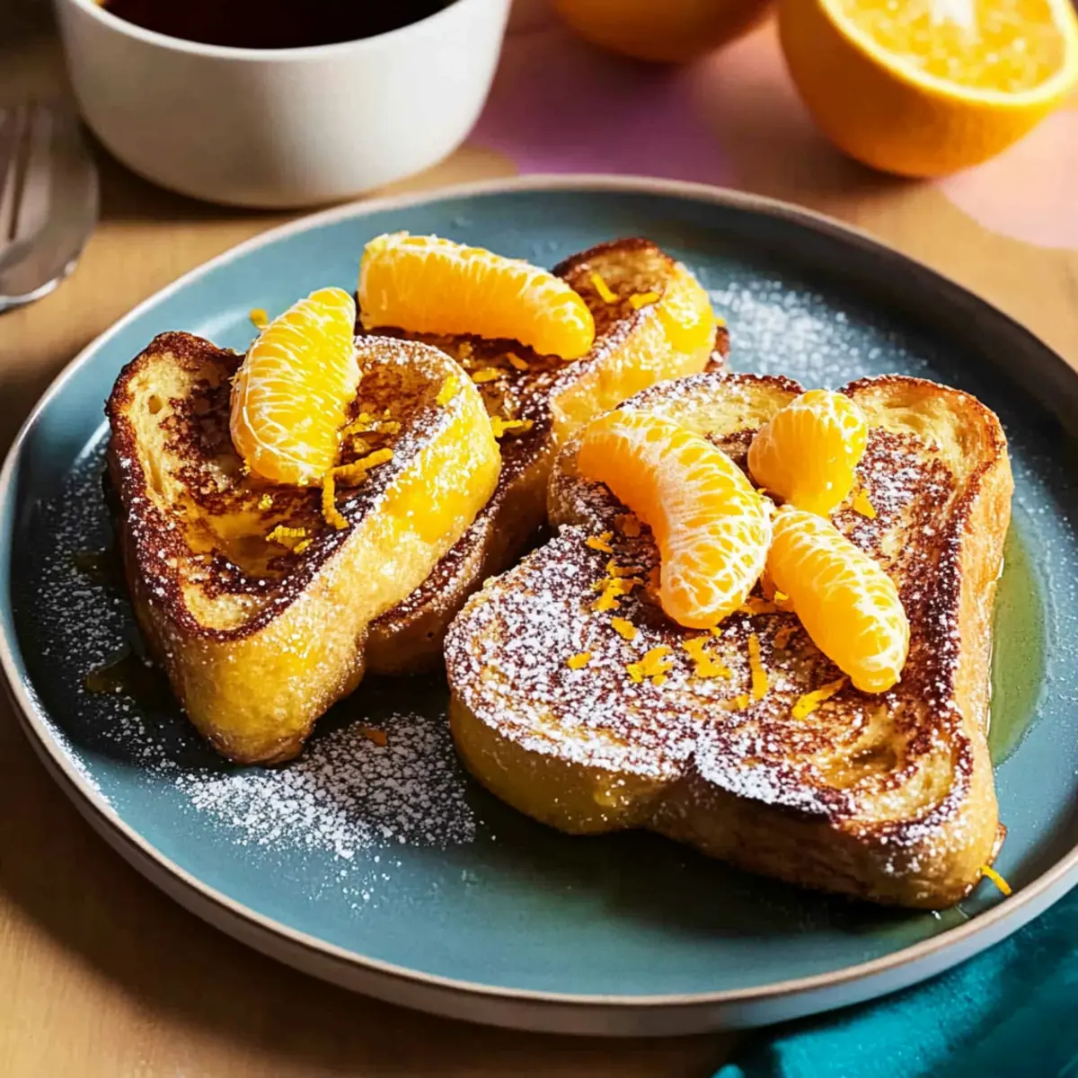 Delicious Orange French Toast with Creamy Custard Twist