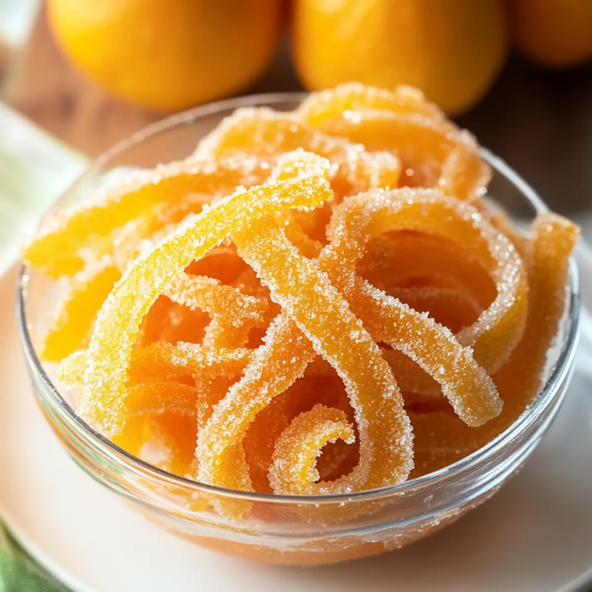 Delightful Candied Orange Peel for Your Sweet Treats