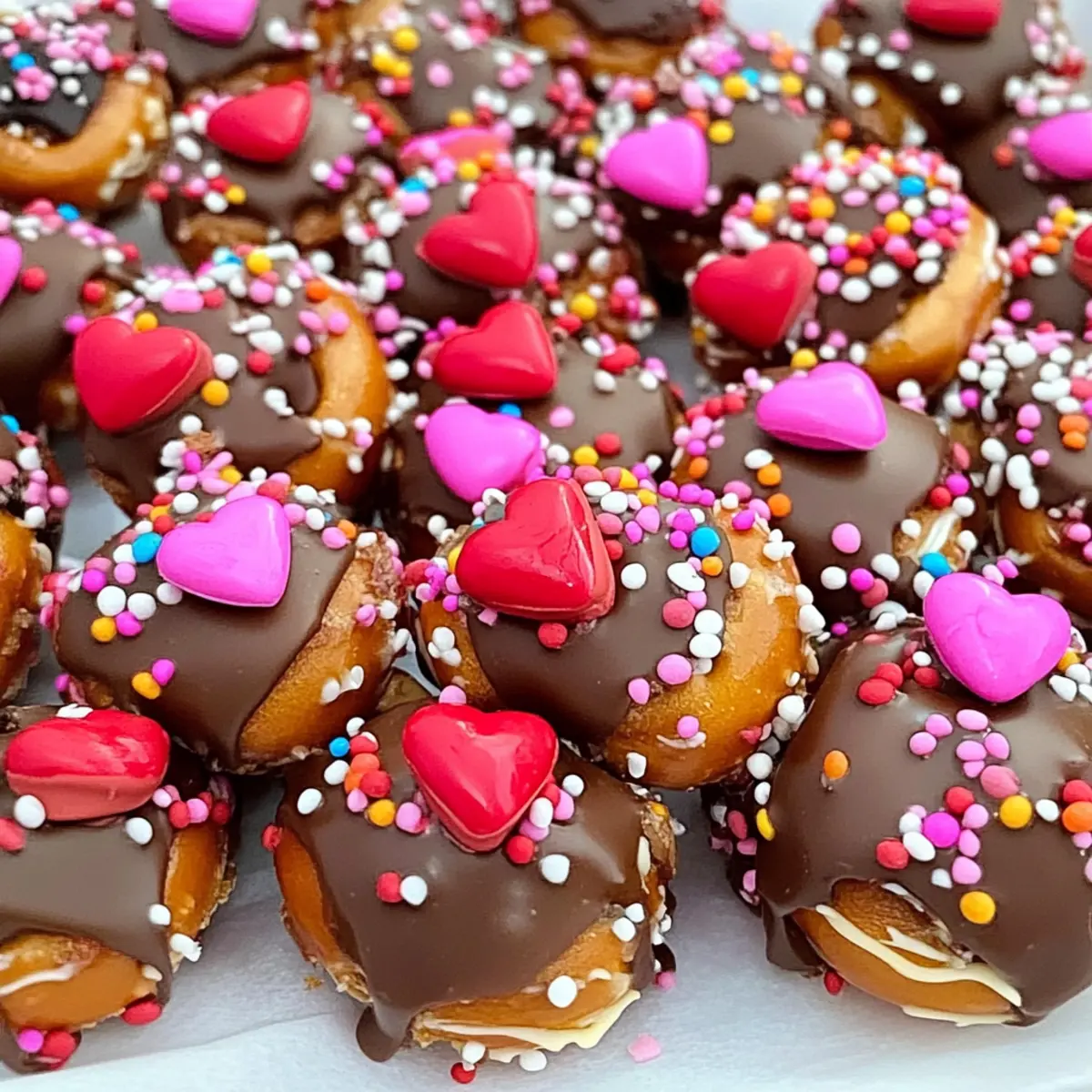 Sweet & Salty Valentine’s Day Caramel Pretzel Bites Delight
