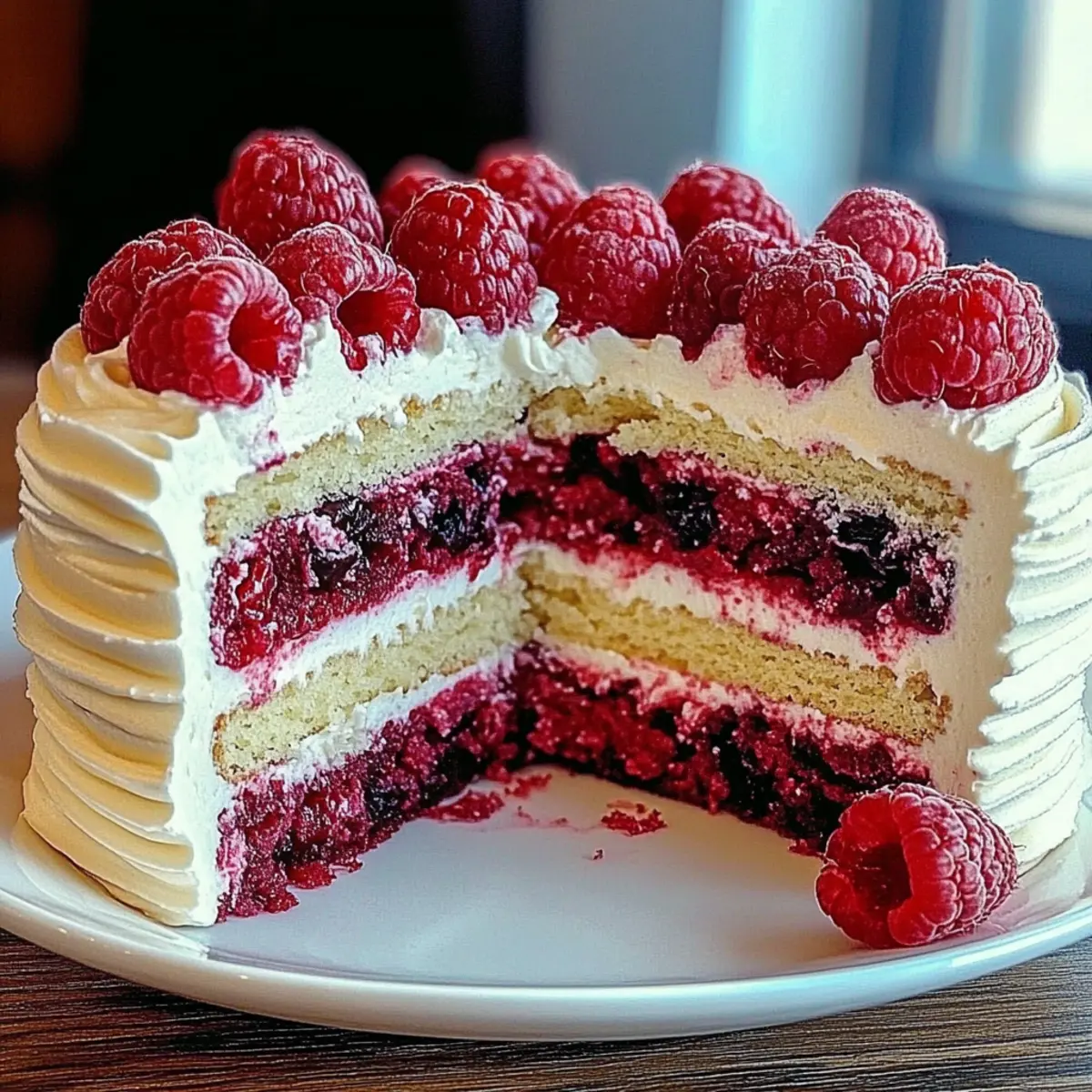 White Chocolate Raspberry Dream Cake for Sweet Celebrations