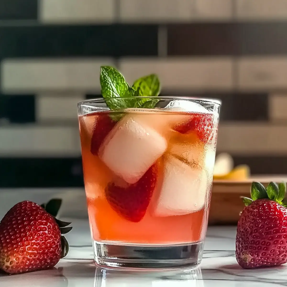 Refreshing Strawberry Iced Tea That'll Brighten Your Summer